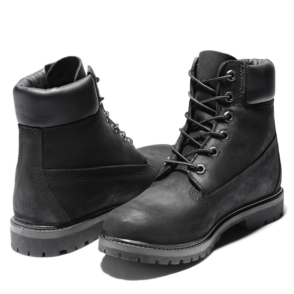 Timberland 6-Inch Μποτακια Γυναικεια Μαυρα - Premium Waterproof - Greece 2578094-MD